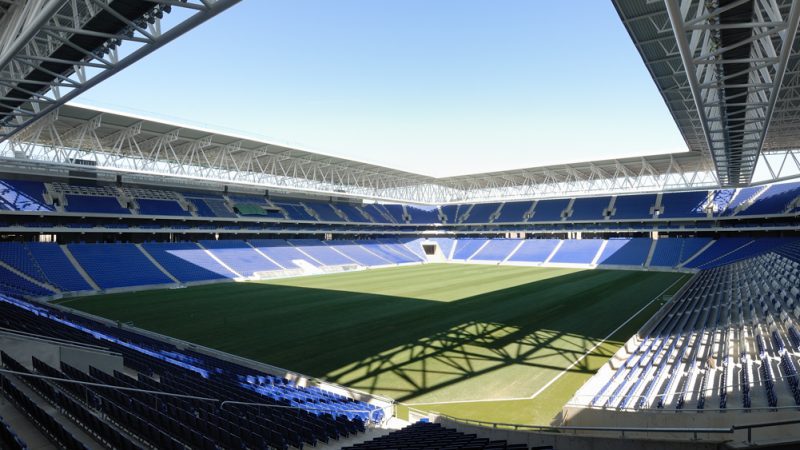 The stadium of the football club RCD Espanyol de Barcelona, Spain. | Copisa